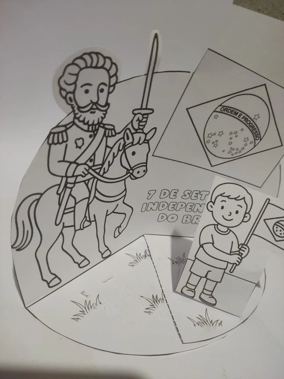 Cenário 3d independência do brasil | Educação Infantil e Anos Iniciais — amostra 4: Uma atividade lúdica e divertida para…