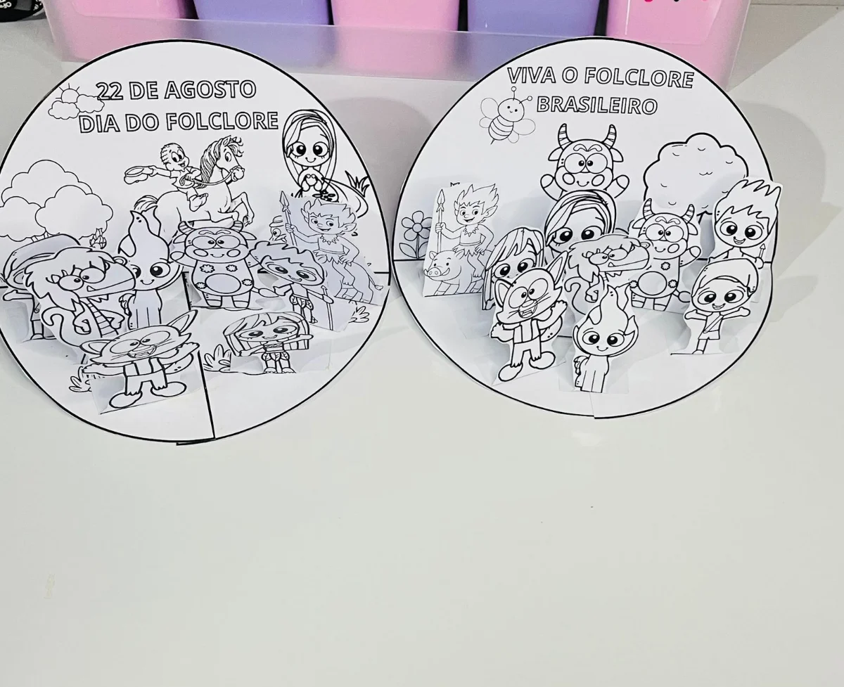 Cenário Atividade Folclórica Divertida – Material Pedagógico — capa do material