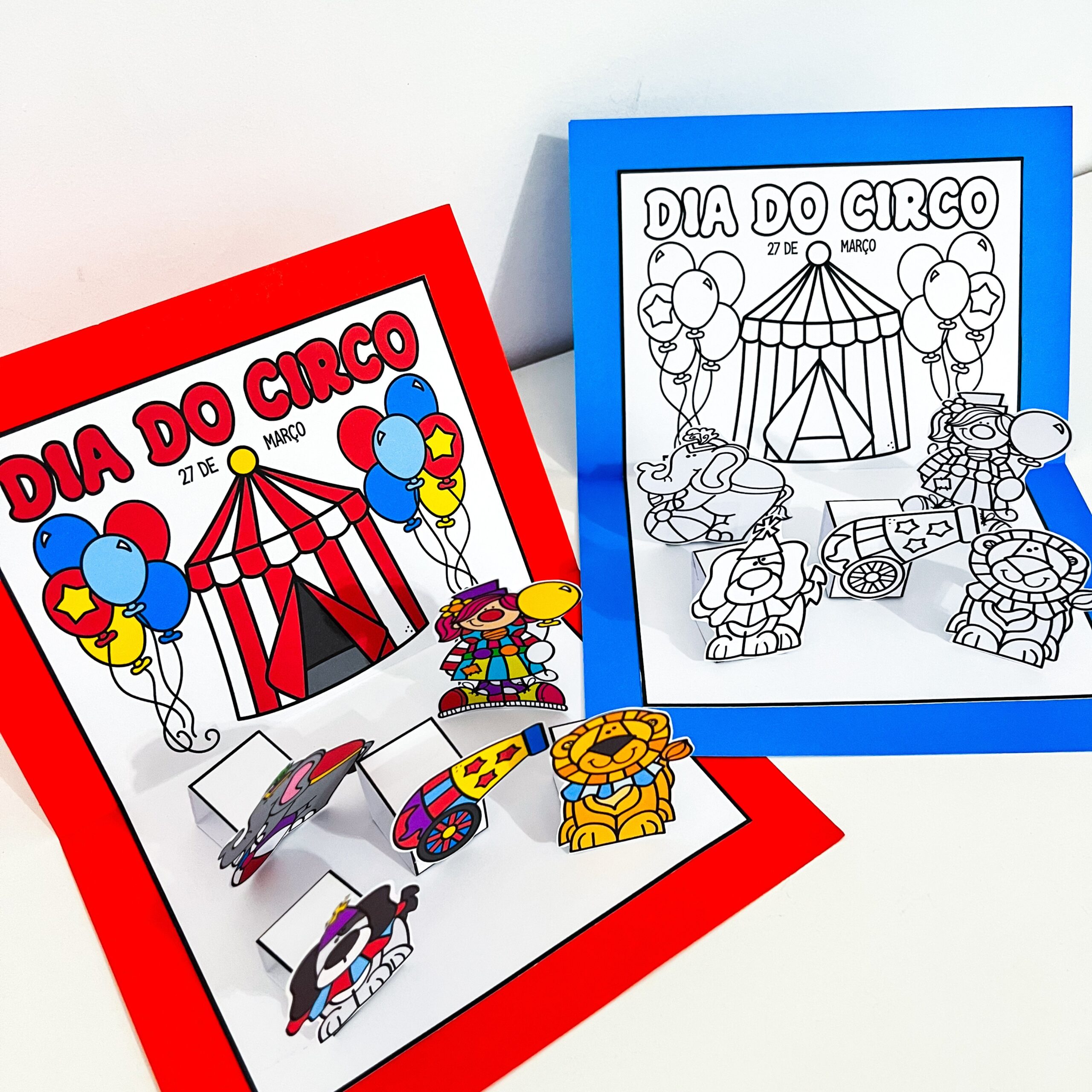Cenário dia do circo – PDF para Imprimir — capa do material
