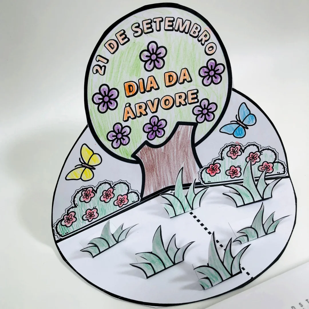 Cenário e atividade Dia da Árvore | Alfabetização — amostra 3: Arquivo para trabalhar o Dia da Árvore de forma divertida…