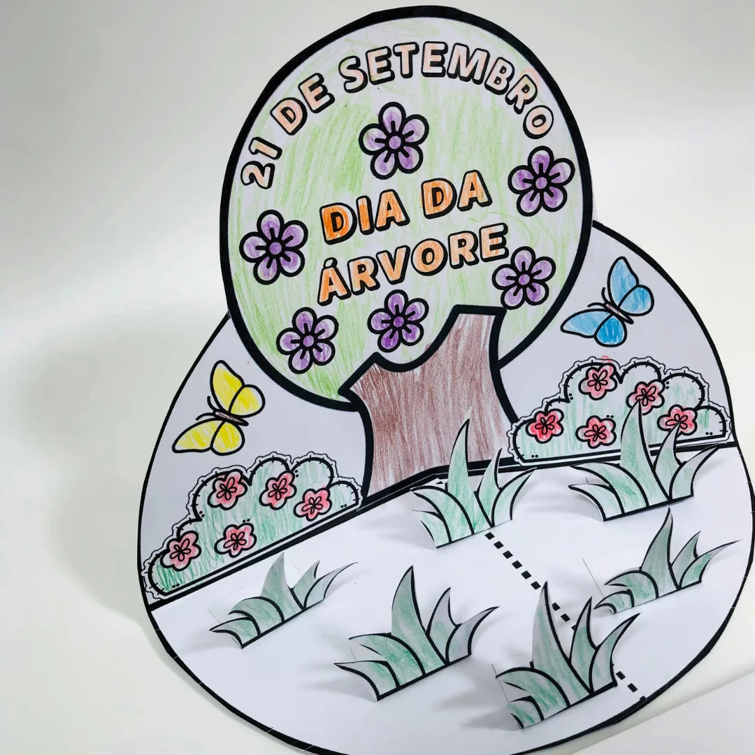 Cenário e atividade Dia da Árvore | Alfabetização — amostra 4: Arquivo para trabalhar o Dia da Árvore de forma divertida…