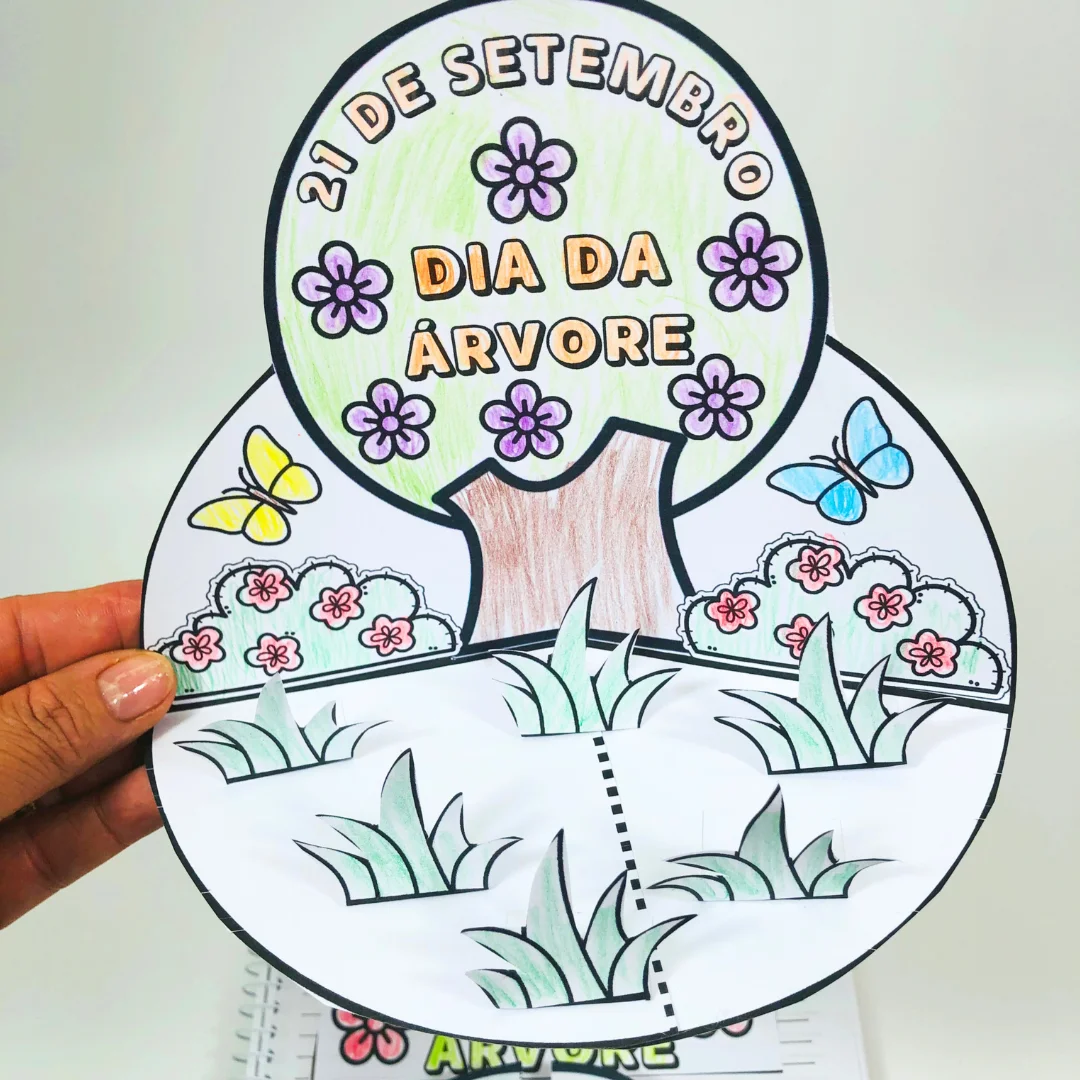 Cenário e atividade Dia da Árvore | Alfabetização — capa do material