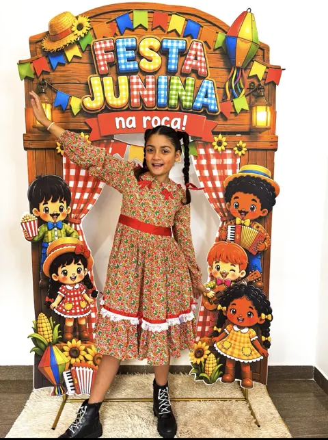Cenário festa junina na roça — capa do material