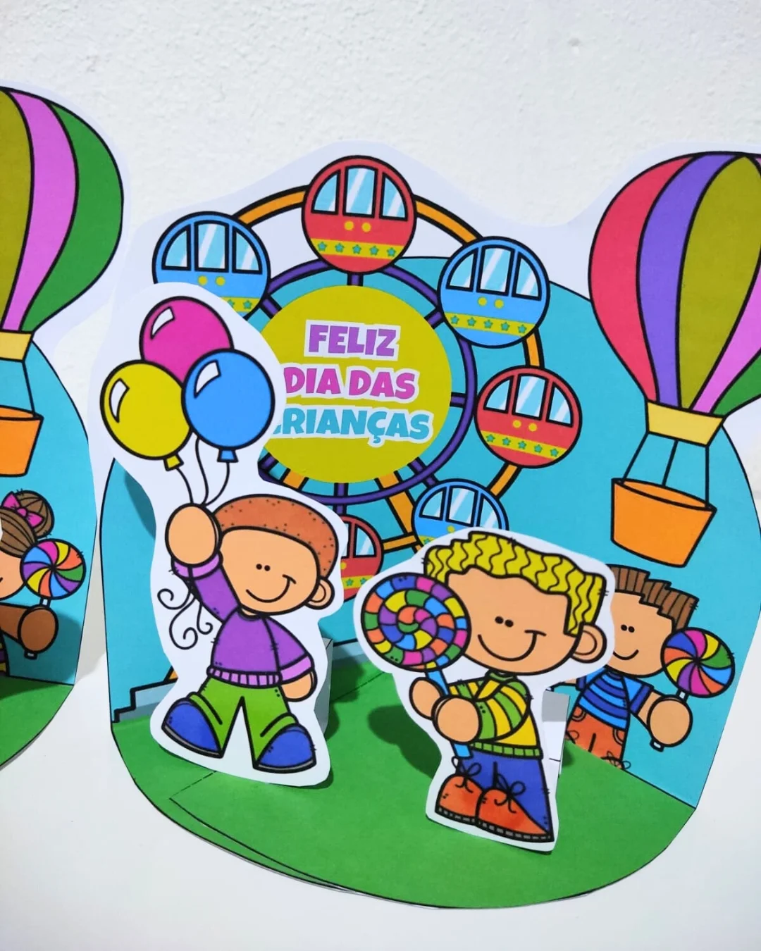 CENÁRIO INTERATIVO 3D – DIA DAS CRIANÇAS — amostra 3: Deixe a comemoração do Dia das Crianças ainda mais divertida,…