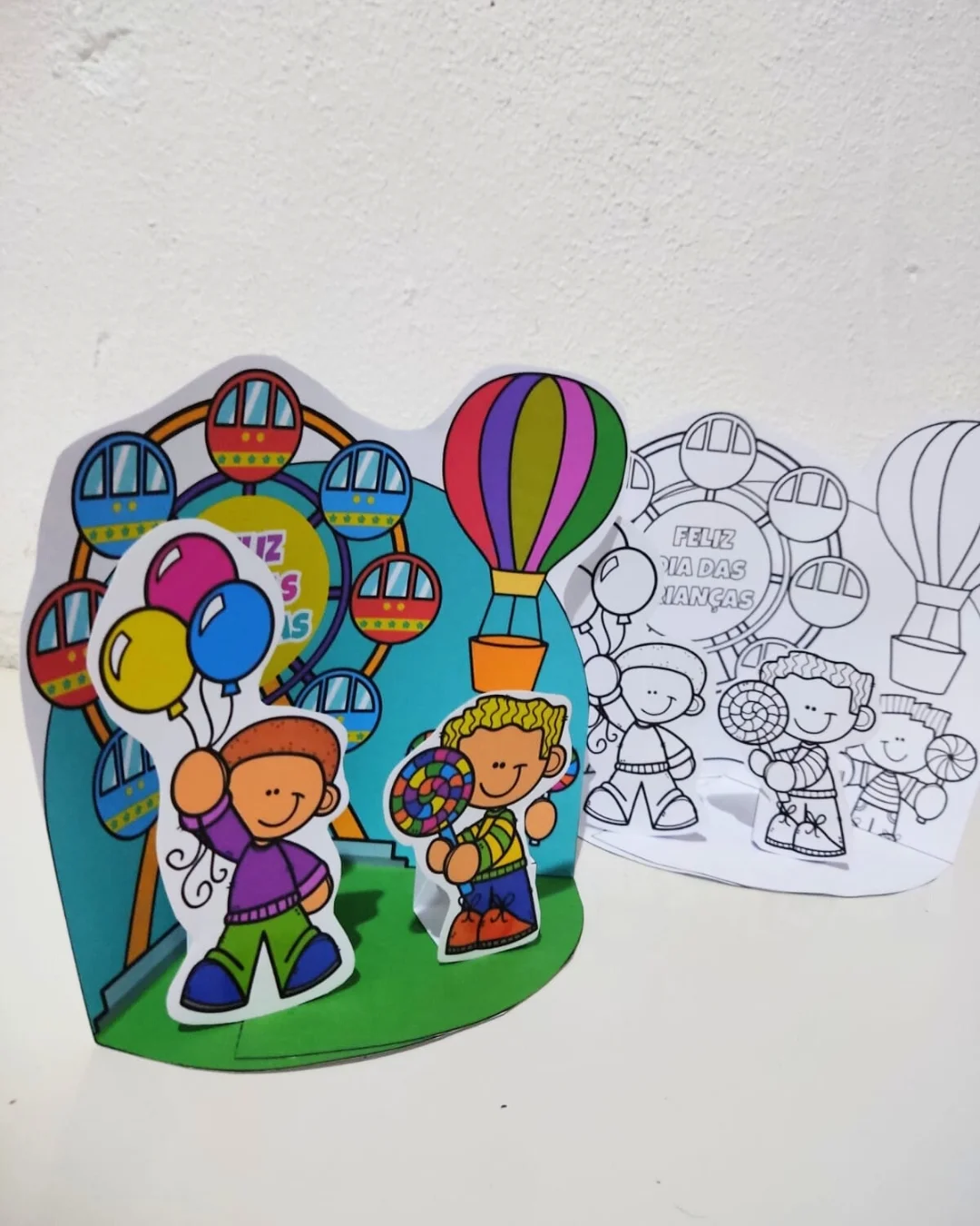 CENÁRIO INTERATIVO 3D – DIA DAS CRIANÇAS — amostra 6: Deixe a comemoração do Dia das Crianças ainda mais divertida,…
