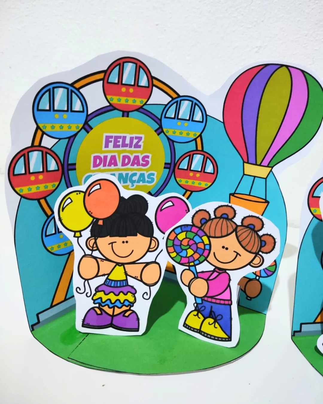 CENÁRIO INTERATIVO 3D – DIA DAS CRIANÇAS — Datas comemorativas para Educação Infantil: Deixe a comemoração do Dia das…
