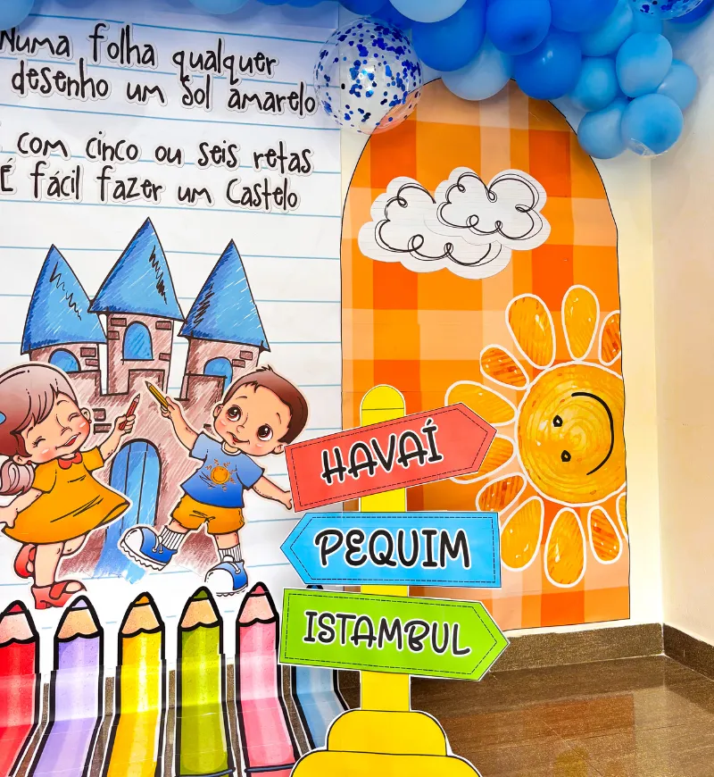 Cenário para Formatura Aquarela em PDF para Imprimir — amostra 4: Para quem é indicado