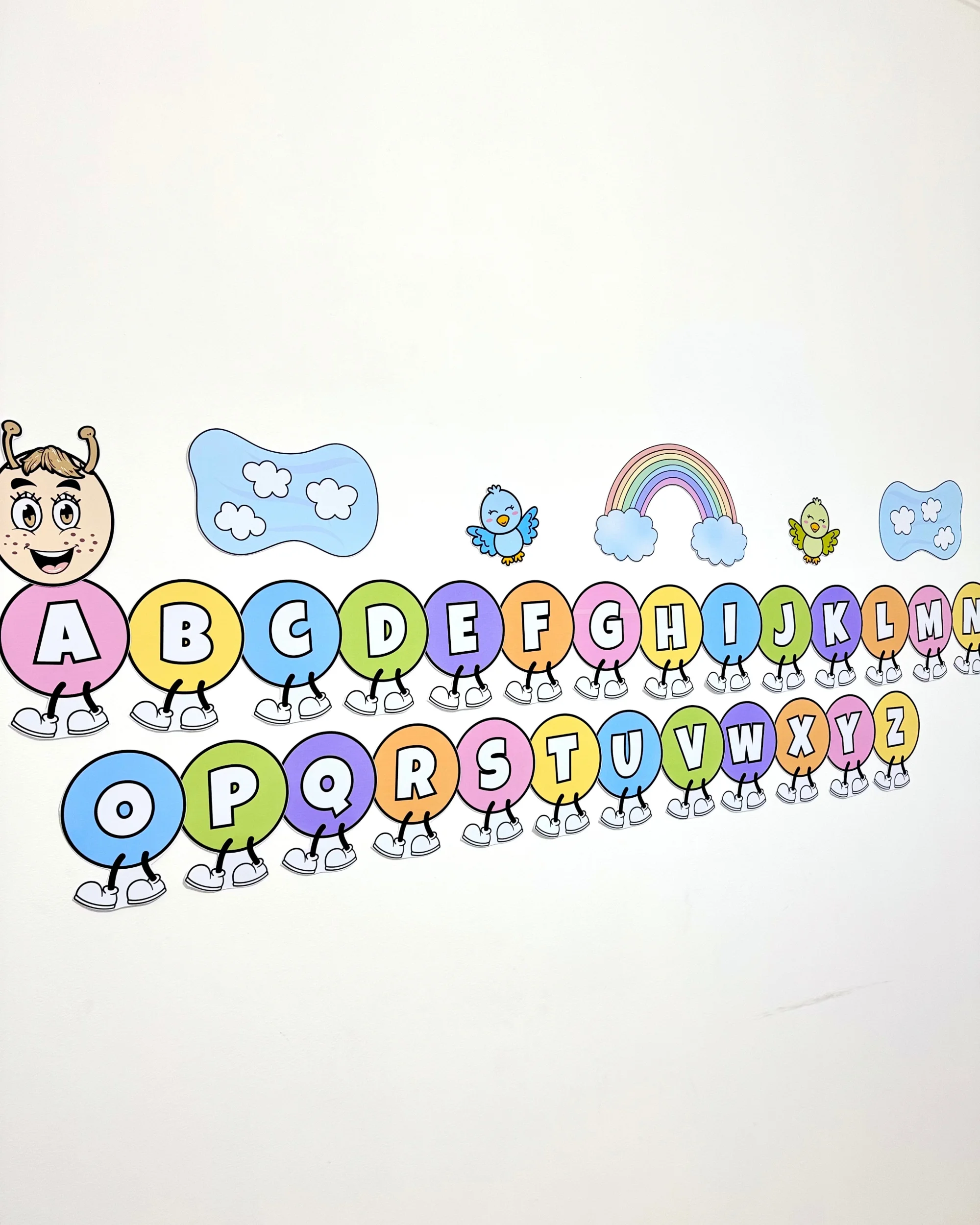 Centopeia do Alfabeto: atividades Lúdica Educação Infantil — amostra 5: Recurso visual Centopeia dos Alfabeto para turmas…