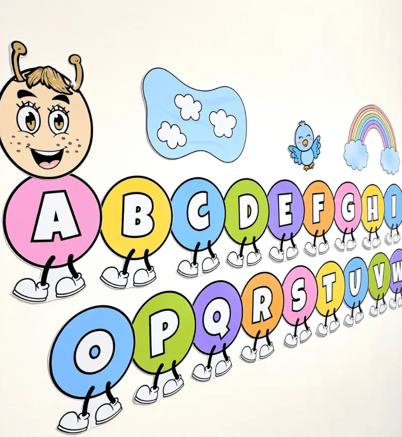 Centopeia do Alfabeto em PDF para Educação Infantil — capa do material