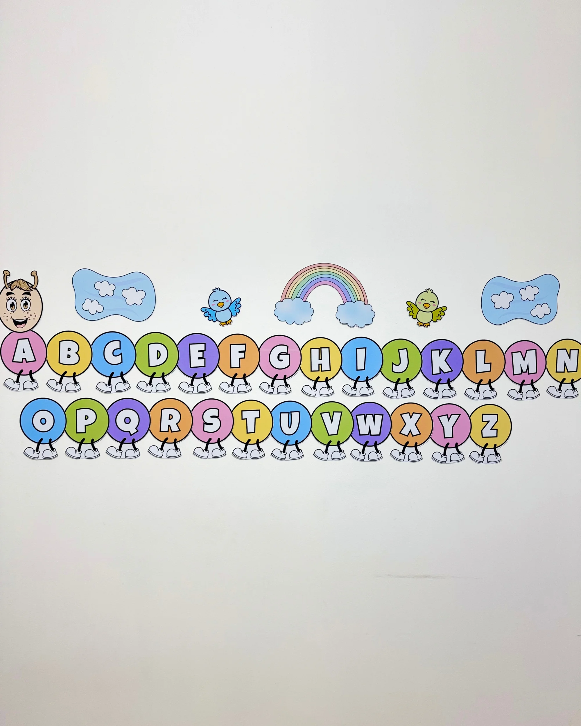 Centopeia do Alfabeto para Educação Infantil e Anos Iniciais — amostra 5: Recurso visual Centopeia do Alfabeto para…