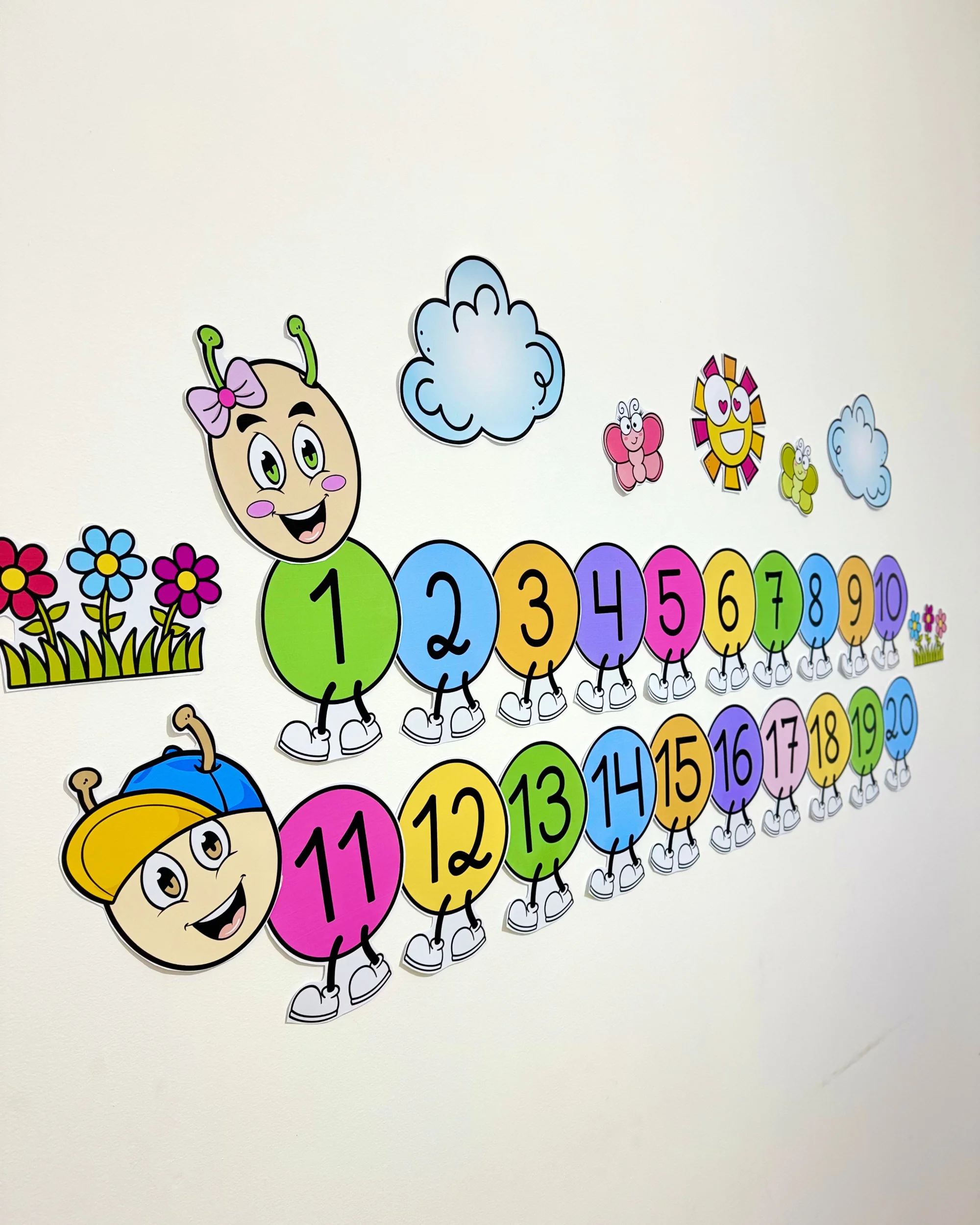CENTOPEIA DOS NÚMEROS DE 1 A 20 – EDUCAÇÃO INFANTIL — amostra 3: TAMANHO DO RECURSO MONTADO