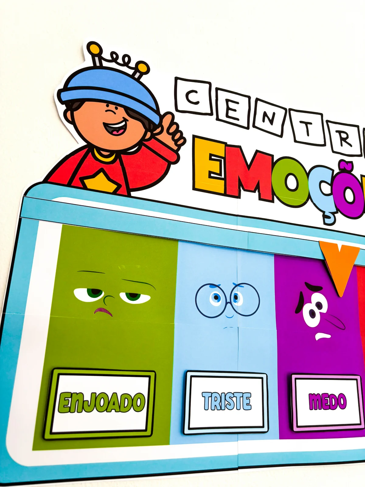 Central das Emoções – Material Pedagógico — amostra 1: Tem criança que não sabe explicar o que sente
