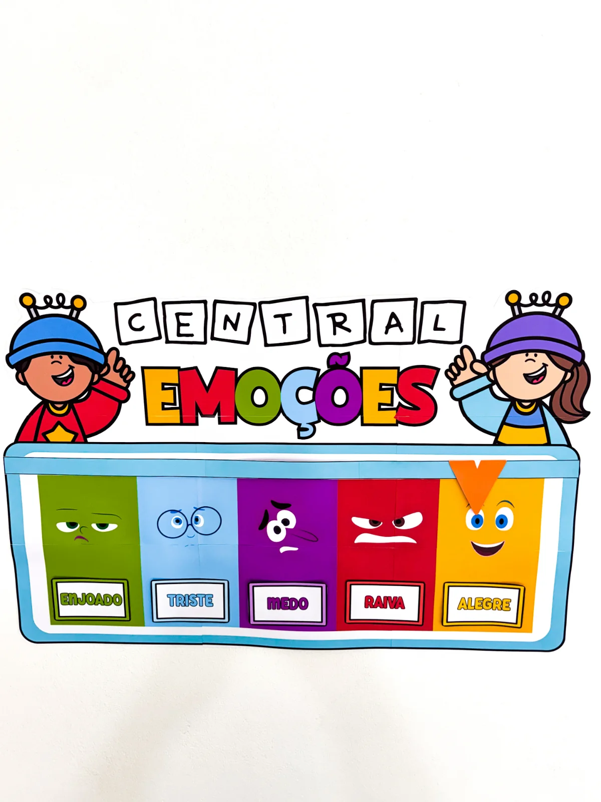 Central das Emoções – Material Pedagógico — amostra 3: Tem criança que não sabe explicar o que sente
