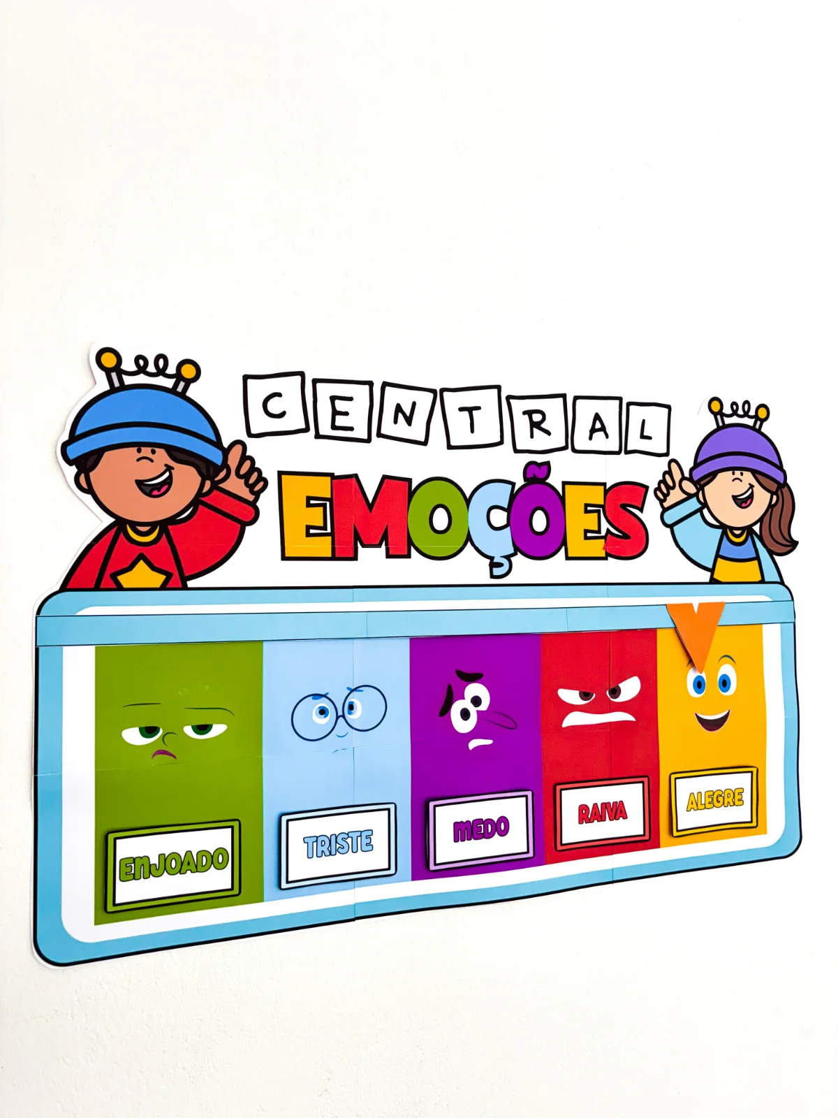 Central das Emoções – Material Pedagógico — amostra 6: Tem criança que não sabe explicar o que sente