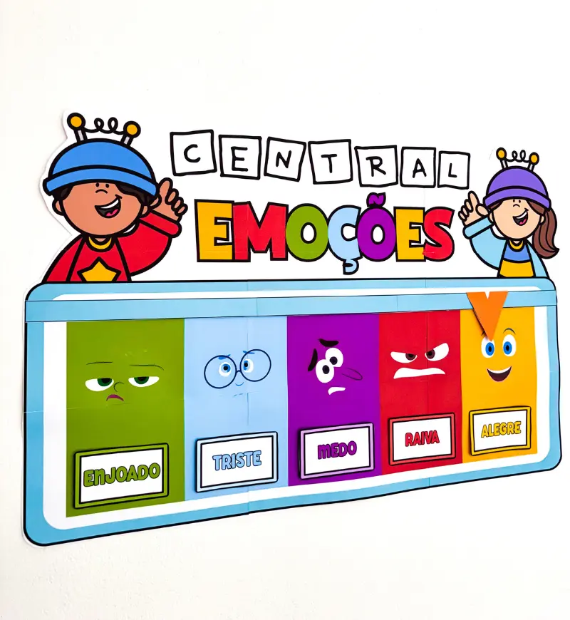 Central das Emoções: PDF para Mediação em Sala de Aula — amostra 1: Central das Emoções: apoio para expressar sentimentos