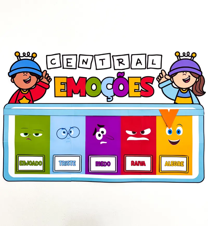 Central das Emoções: PDF para Mediação em Sala de Aula — capa do material