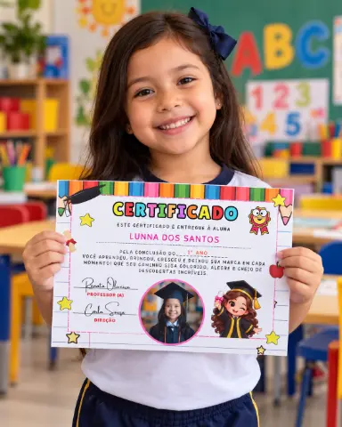 CERTIFICADO PERSONALIZADO PARA FORMATURA – EDITÁVEL NO CANVA — amostra 1: O que é