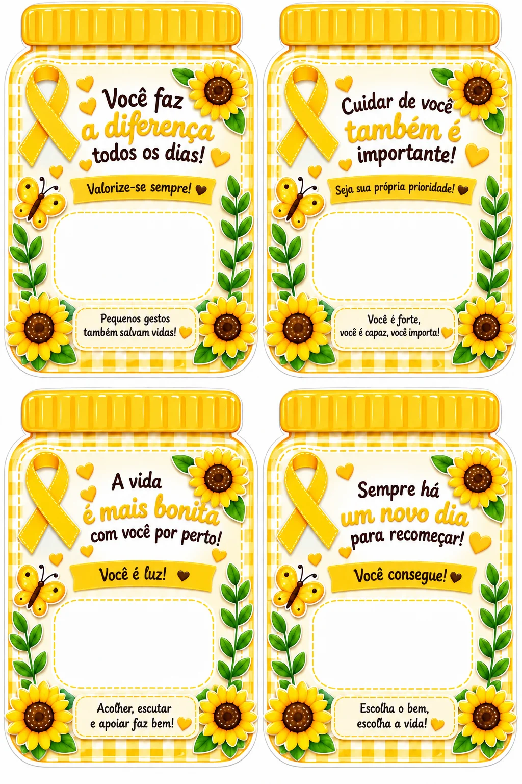 Cesta Setembro Amarelo – Pequenos gestos fazem grandes diferenças! 💛 — amostra 5: 📌 Ideal para