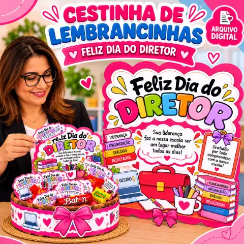 Cestinha Personalizada do Diretor — capa do material