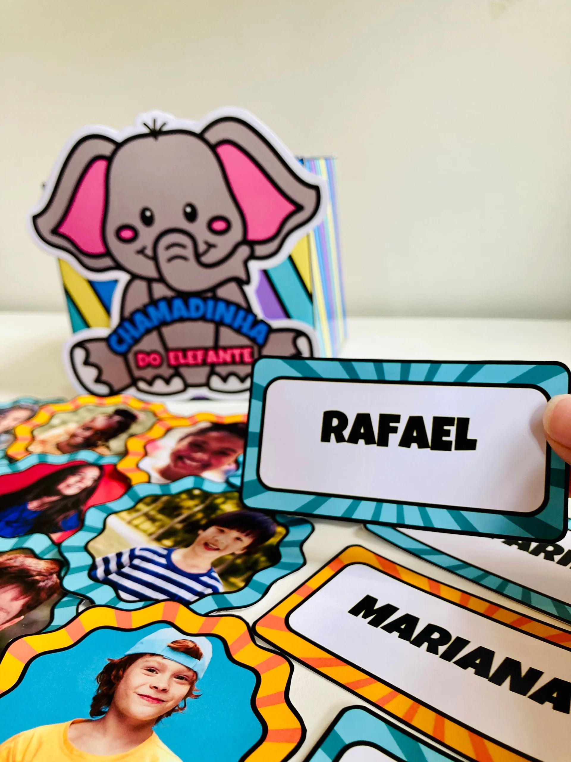 Chamadinha do Elefante: Recurso Lúdico e Interativo para Educação Infantil — amostra 1: Transforme a chamadinha da sua…