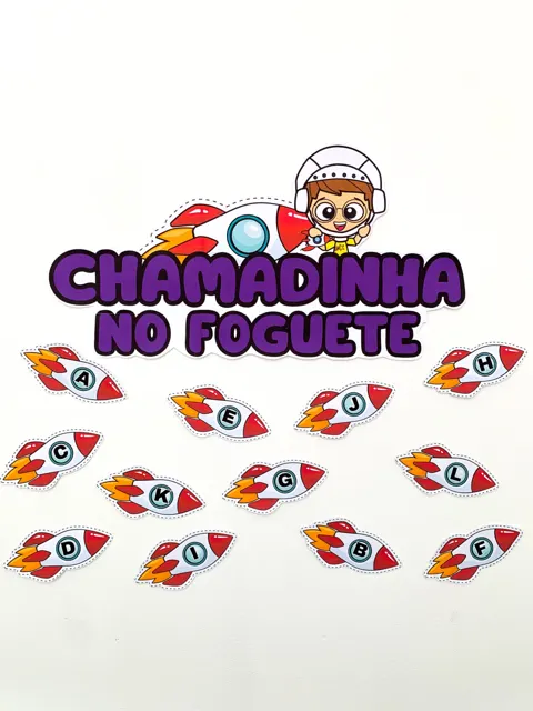 Chamadinha do foguete — capa do material