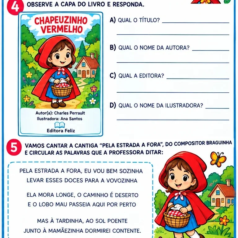 CHAPEUZINHO VERMELHO - ATIVIDADES, AVALIAÇÃO E TEXTO PEDAGÓGICO — amostra 1: APRESENTAÇÃO Esta proposta pedagógica utiliza…