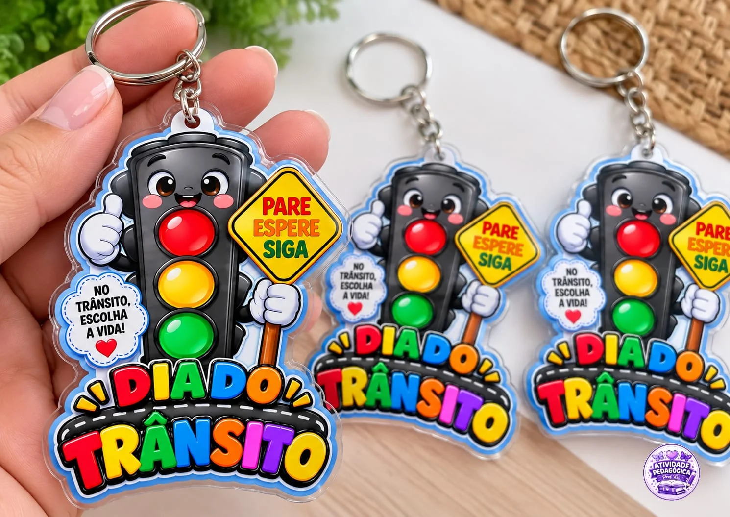 CHAVEIRINHO DIA DO TRÂNSITO — capa do material