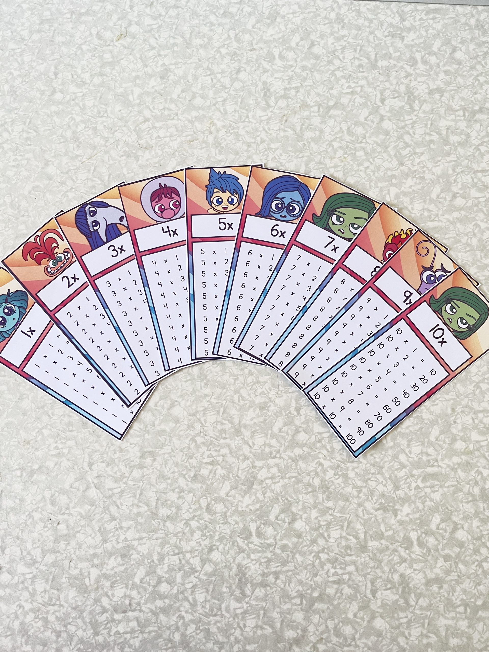 Chaveiro / cards /marca páginas da tabuada da multiplicação: divertidamente — Matemática para Todas as séries: Descubra o…