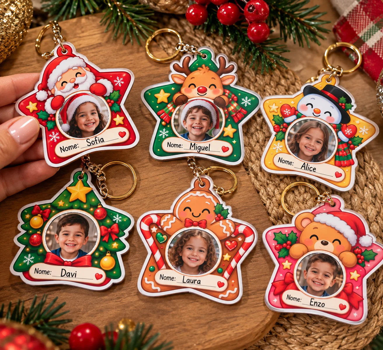 CHAVEIRO DE NATAL PERSONALIZADO – LEMBRANCINHA INFANTIL ANOS INICIAIS — capa do material