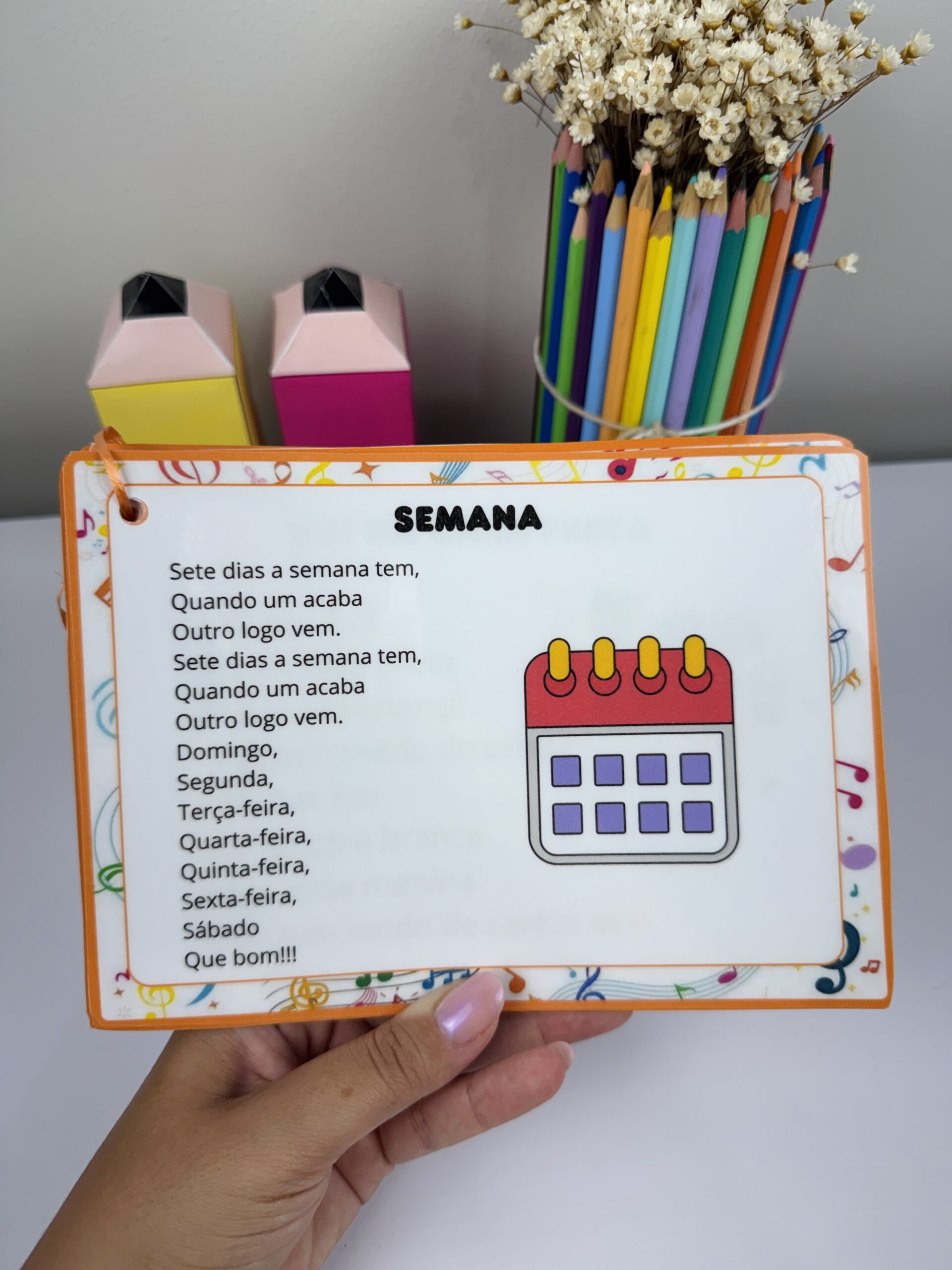 Chaveiro musical | Educação Infantil — amostra 1: O que vem no material Chaveiro musical | Educação Infantil — amostra 1: O que vem no material