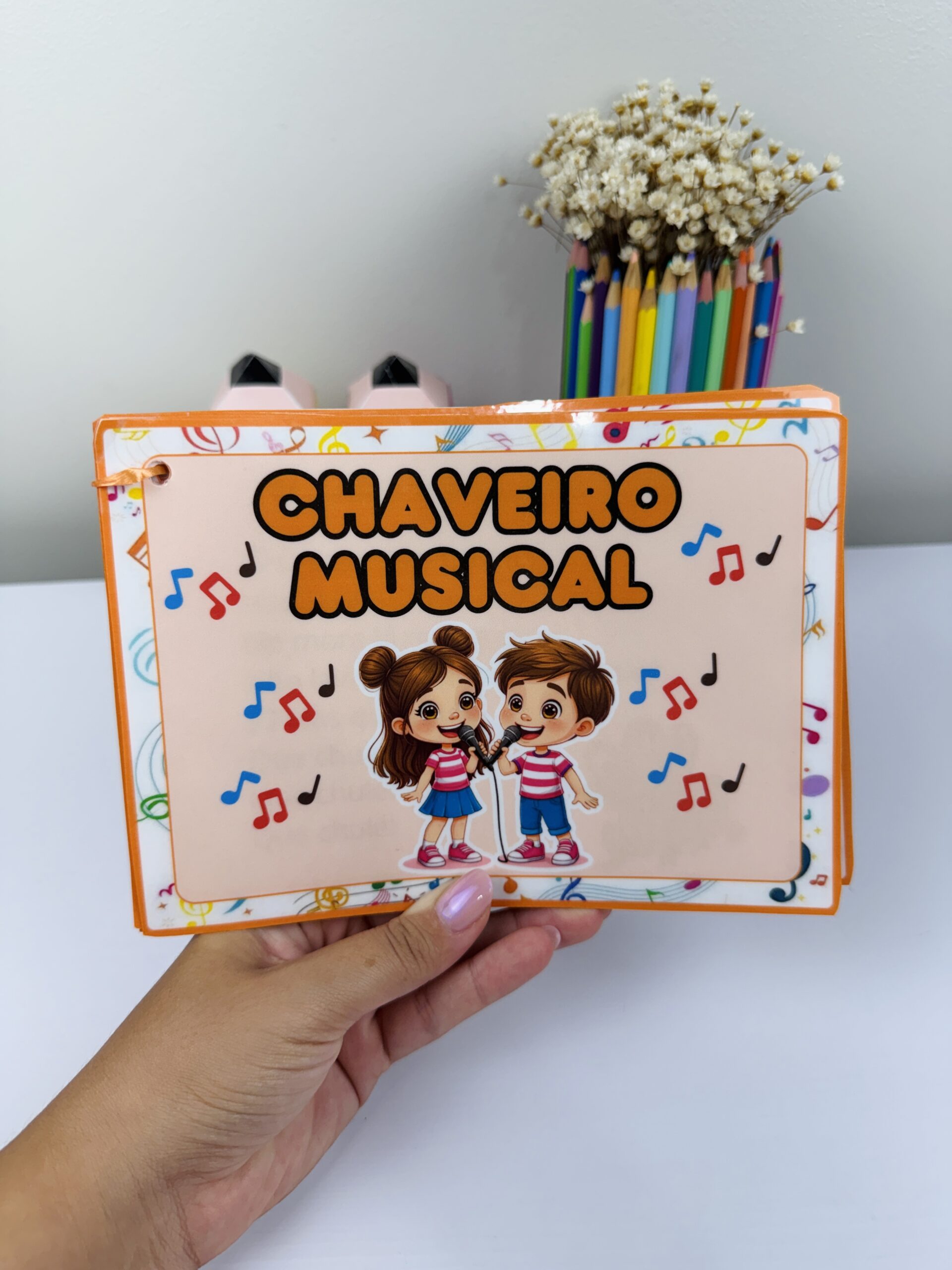 Chaveiro musical | Educação Infantil — amostra 4: Formato e entrega Chaveiro musical | Educação Infantil — amostra 4: Formato e entrega