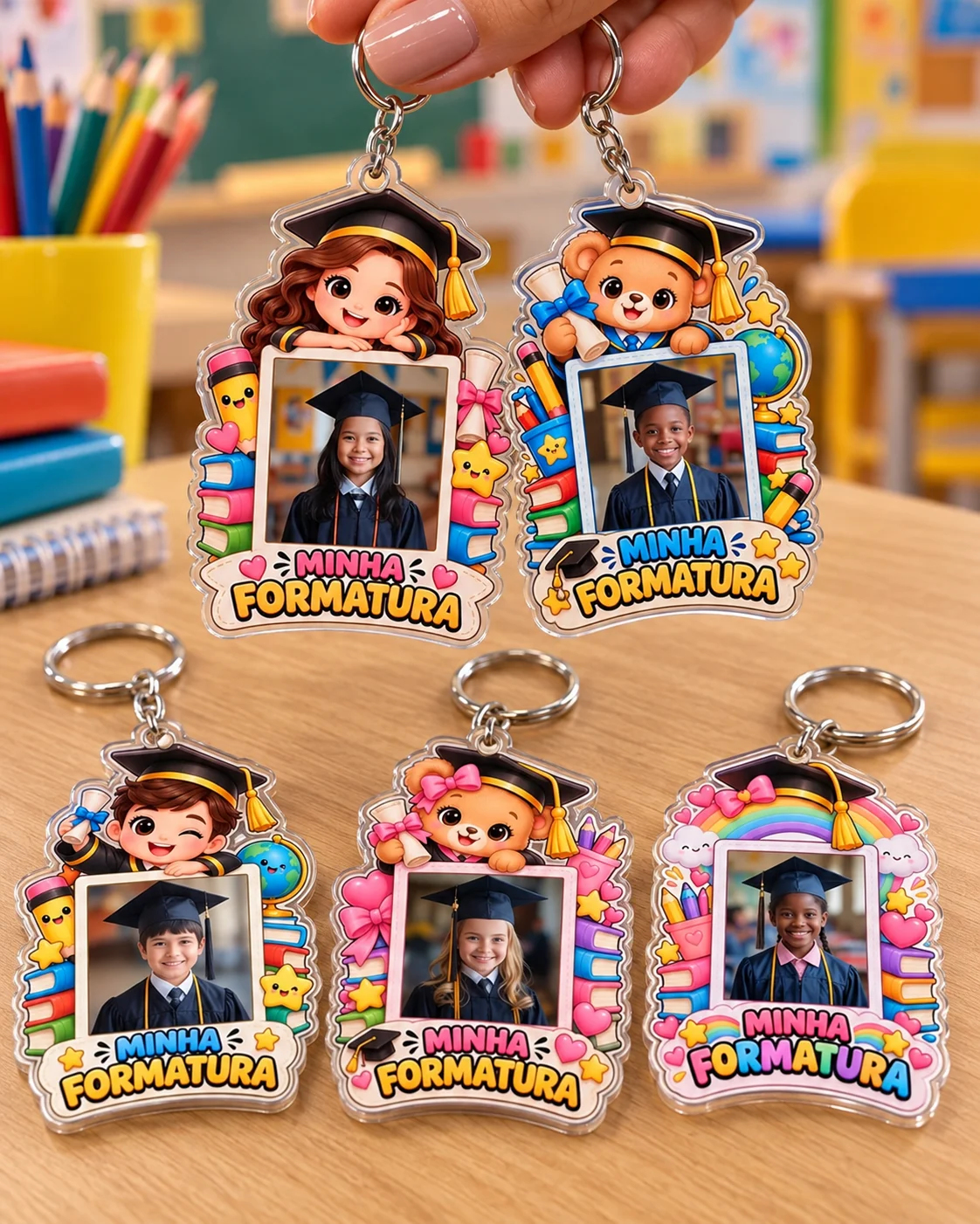 CHAVEIROS DE FORMATURA PERSONALIZADOS - MODELO POLAROID — Datas comemorativas para Educação Infantil: Transforme esse…