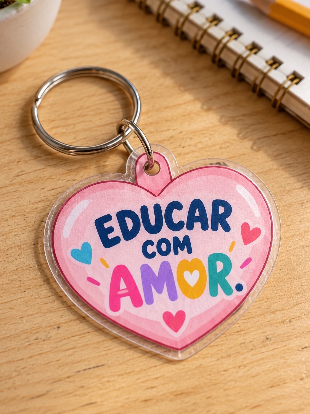 Chaveiros Dia dos Professores para Imprimir – 16 Modelos — amostra 3: 16 modelos de chaveiros do Dia dos Professores para…