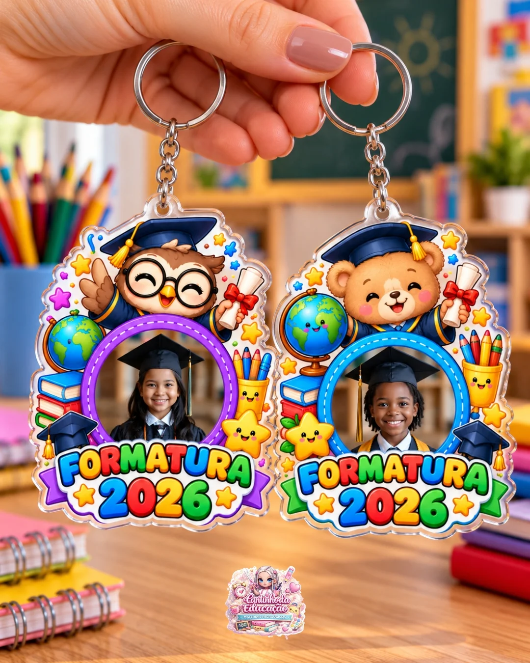CHAVEIROS PERSONALIZADOS DE FORMATURA - EDITÁVEL — amostra 1: Deixe esse momento tão especial ainda mais inesquecível com… CHAVEIROS PERSONALIZADOS DE FORMATURA - EDITÁVEL — amostra 1: Deixe esse momento tão especial ainda mais inesquecível com…