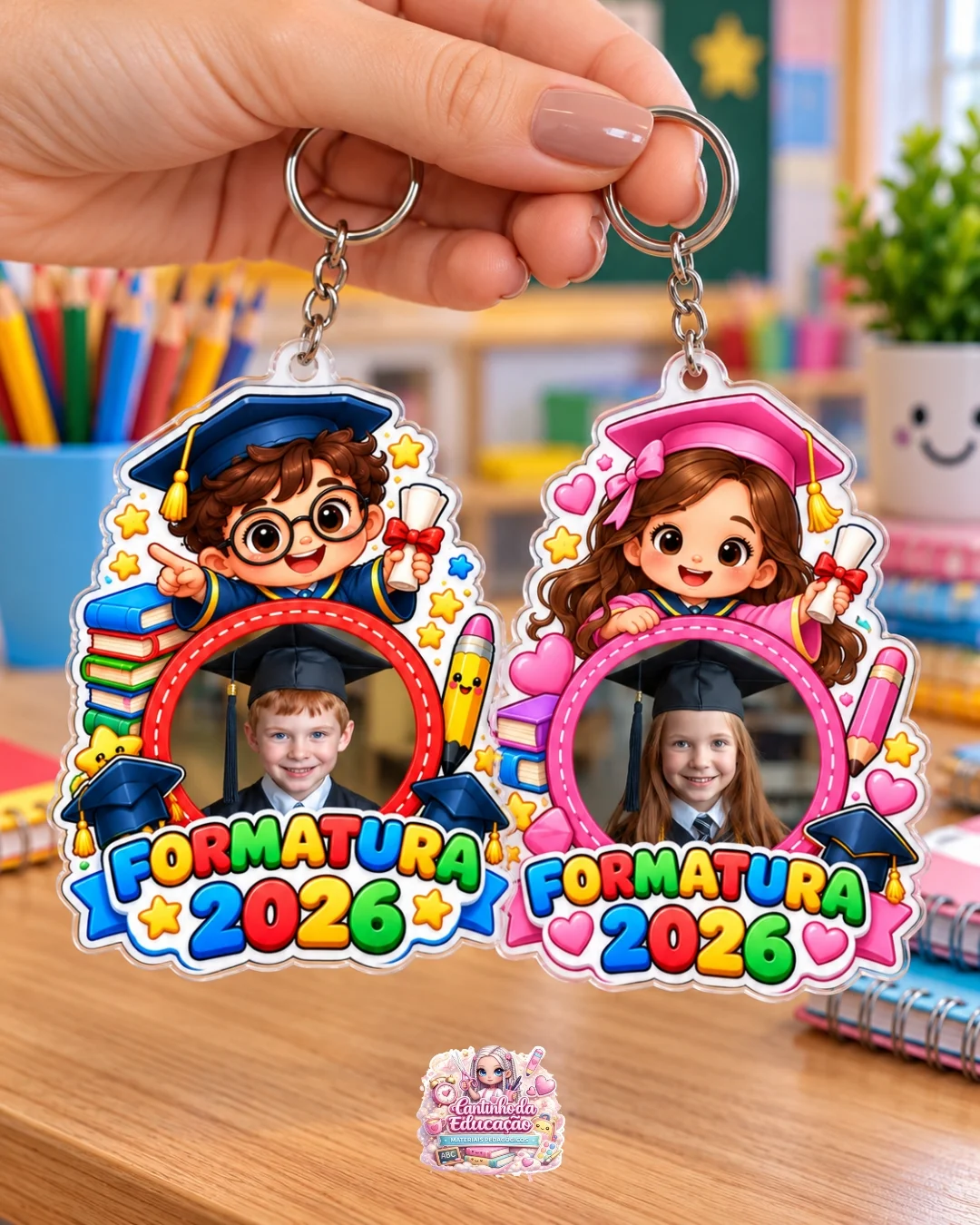 CHAVEIROS PERSONALIZADOS DE FORMATURA - EDITÁVEL — amostra 4: Deixe esse momento tão especial ainda mais inesquecível com… CHAVEIROS PERSONALIZADOS DE FORMATURA - EDITÁVEL — amostra 4: Deixe esse momento tão especial ainda mais inesquecível com…