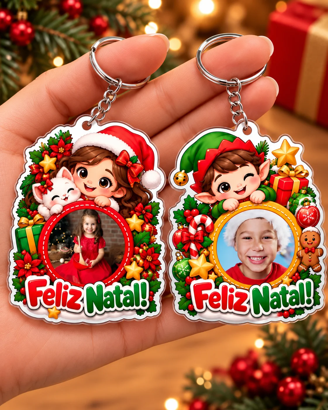 CHAVEIROS PERSONALIZADOS DE NATAL - EDITÁVEL — amostra 1: Deixe o seu Natal ainda mais especial com lindos chaveiros… CHAVEIROS PERSONALIZADOS DE NATAL - EDITÁVEL — amostra 1: Deixe o seu Natal ainda mais especial com lindos chaveiros…