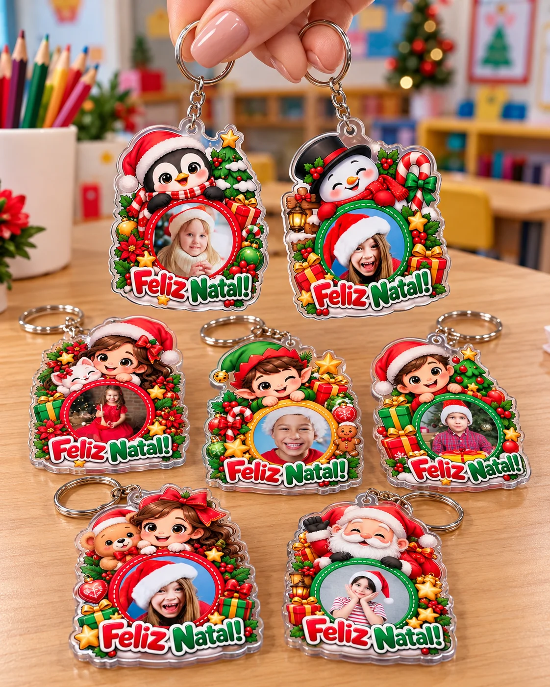 CHAVEIROS PERSONALIZADOS DE NATAL - EDITÁVEL — Datas comemorativas para Educação Infantil: Deixe o seu Natal ainda mais… CHAVEIROS PERSONALIZADOS DE NATAL - EDITÁVEL — Datas comemorativas para Educação Infantil: Deixe o seu Natal ainda mais…