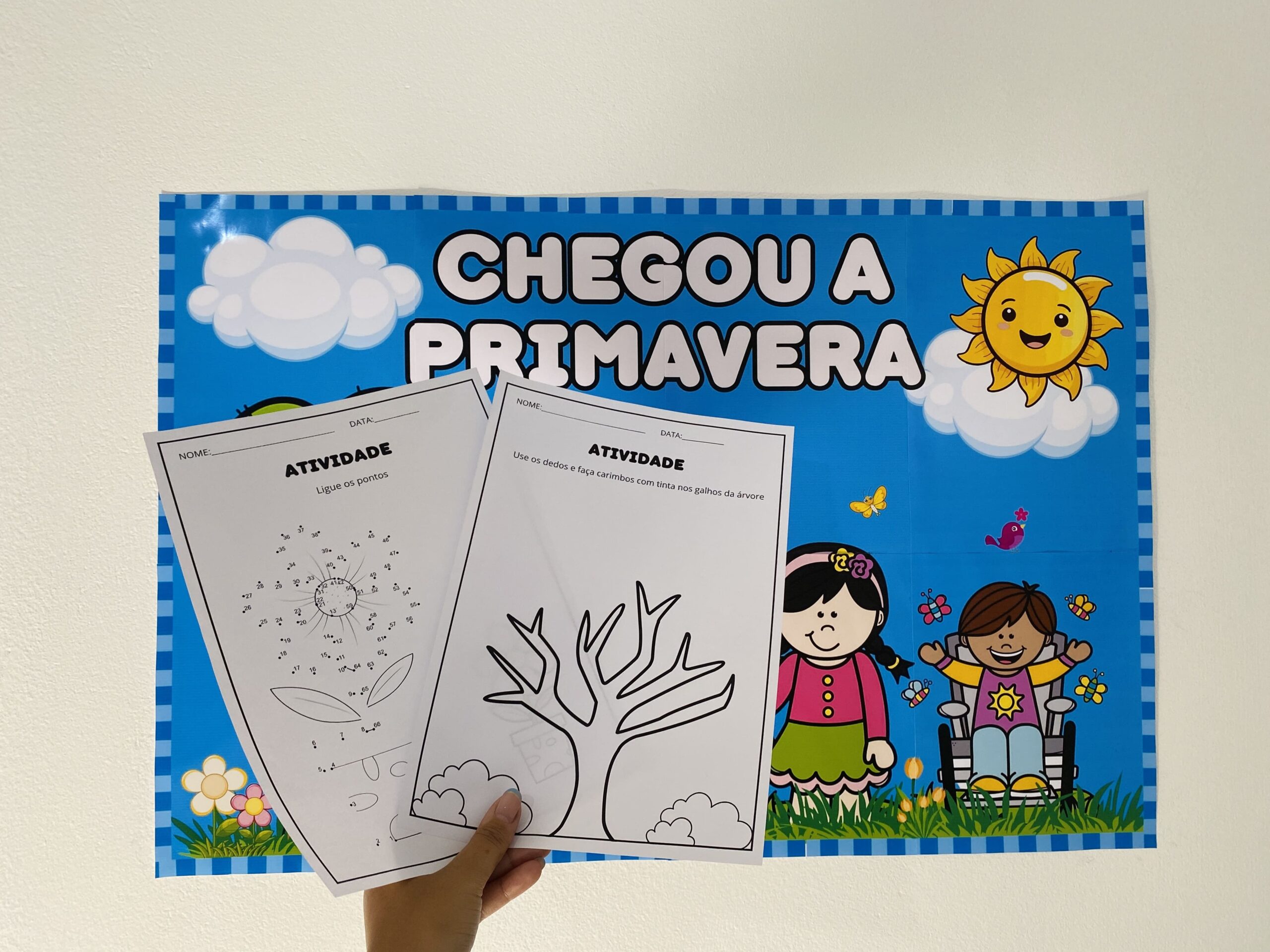 Chegou a primavera kit pedagógico – PDF para Imprimir | Educação Infantil e Anos Iniciais — amostra 1: O que vem no material Chegou a primavera kit pedagógico – PDF para Imprimir | Educação Infantil e Anos Iniciais — amostra 1: O que vem no material