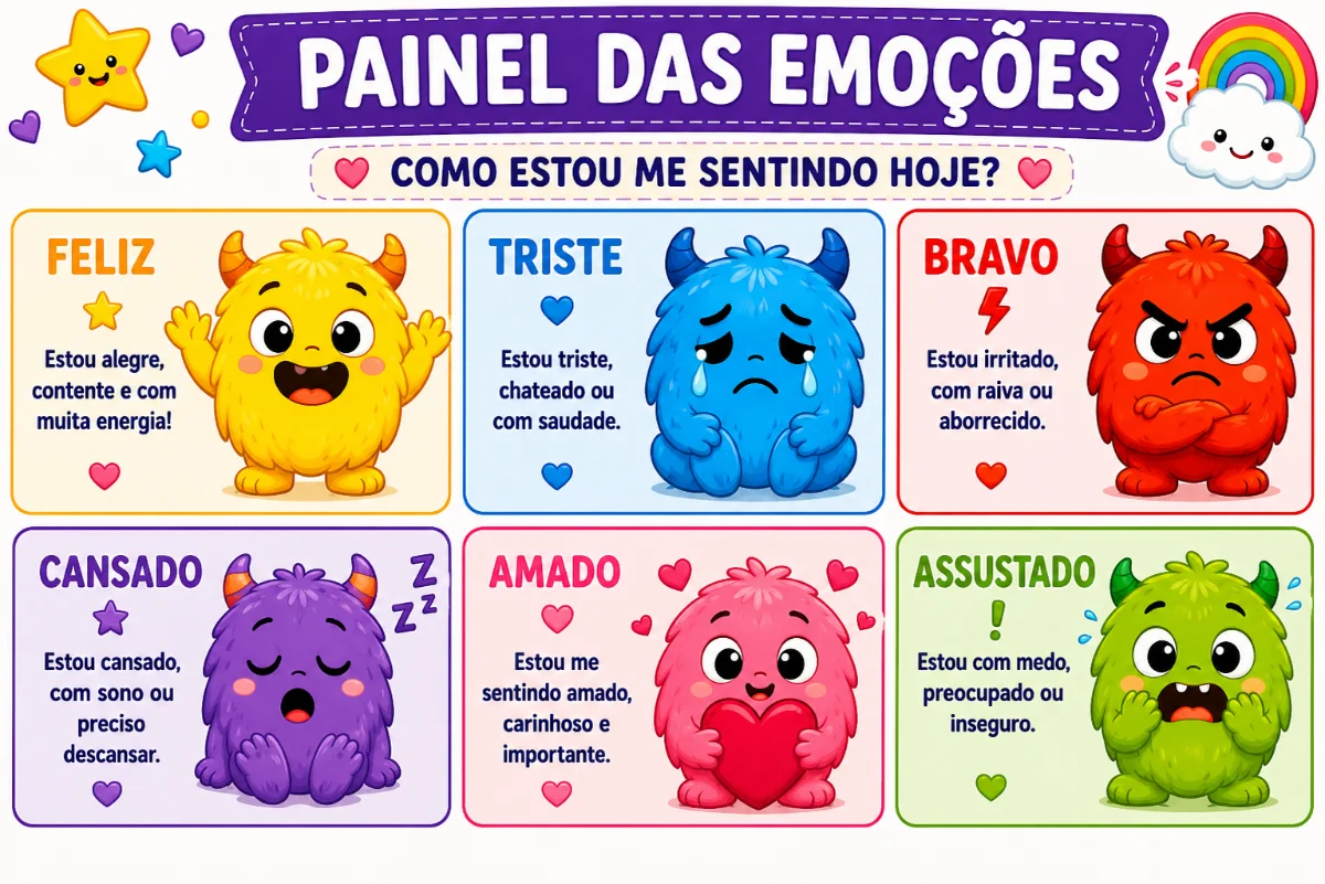 🌈✨ CHEGOU O KIT MAIS FOFO E COMPLETO PARA TRABALHAR AS EMOÇÕES. — amostra 4: 🌈✨ CHEGOU O KIT MAIS FOFO E COMPLETO PARA…