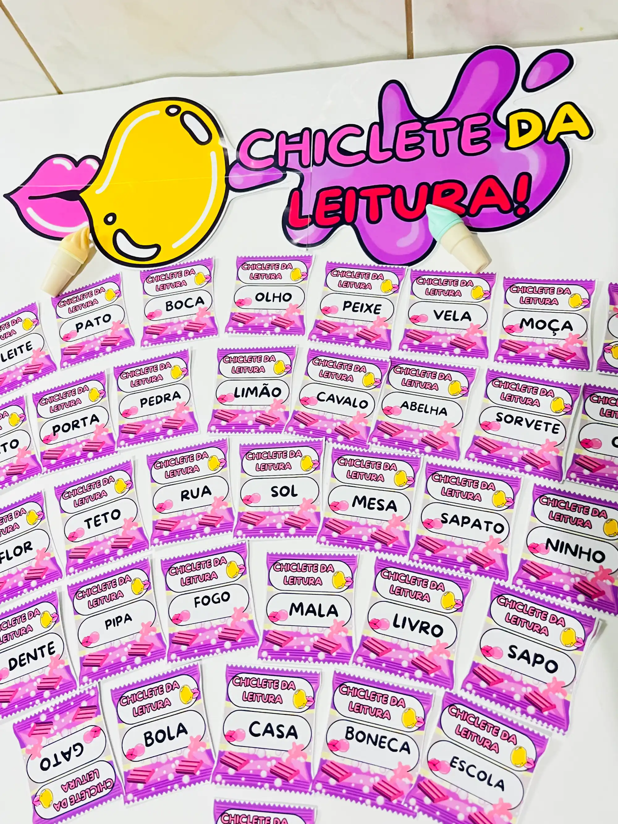 Chiclete da Leitura – Ler nunca foi tão divertido! 🧠✨ — amostra 3: Apresentamos o Chiclete da Leitura: um arquivo especial…