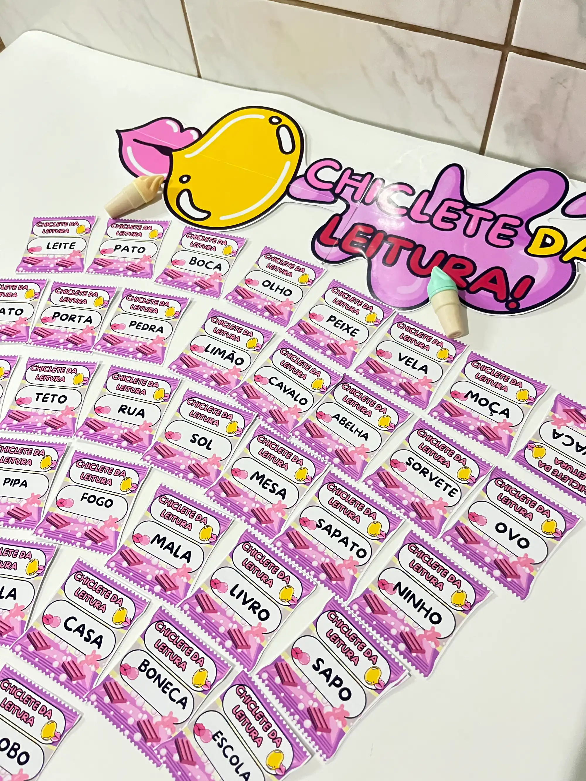 Chiclete da Leitura – Ler nunca foi tão divertido! 🧠✨ — capa do material