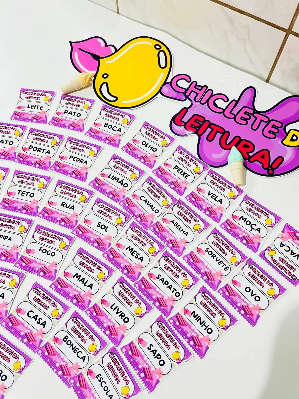 Chiclete da Leitura - Recurso de Alfabetização — amostra 2: Para quem é indicado