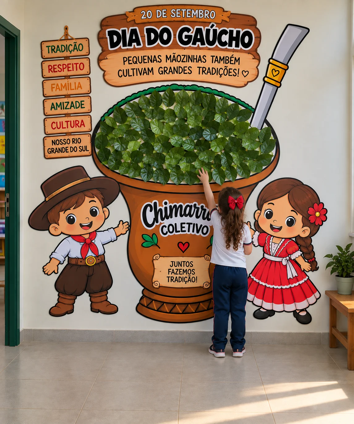 CHIMARRÃO COLETIVO — DIA DO GAÚCHO 🧉 — amostra 1: Uma proposta linda, interativa e cheia de significado para trabalhar o…