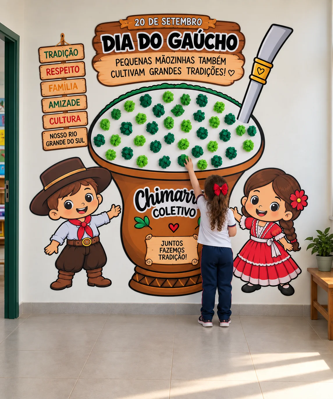 CHIMARRÃO COLETIVO — DIA DO GAÚCHO 🧉 — amostra 2: Uma proposta linda, interativa e cheia de significado para trabalhar o…