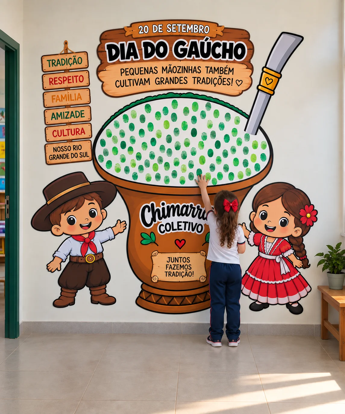 CHIMARRÃO COLETIVO — DIA DO GAÚCHO 🧉 — amostra 3: Uma proposta linda, interativa e cheia de significado para trabalhar o…