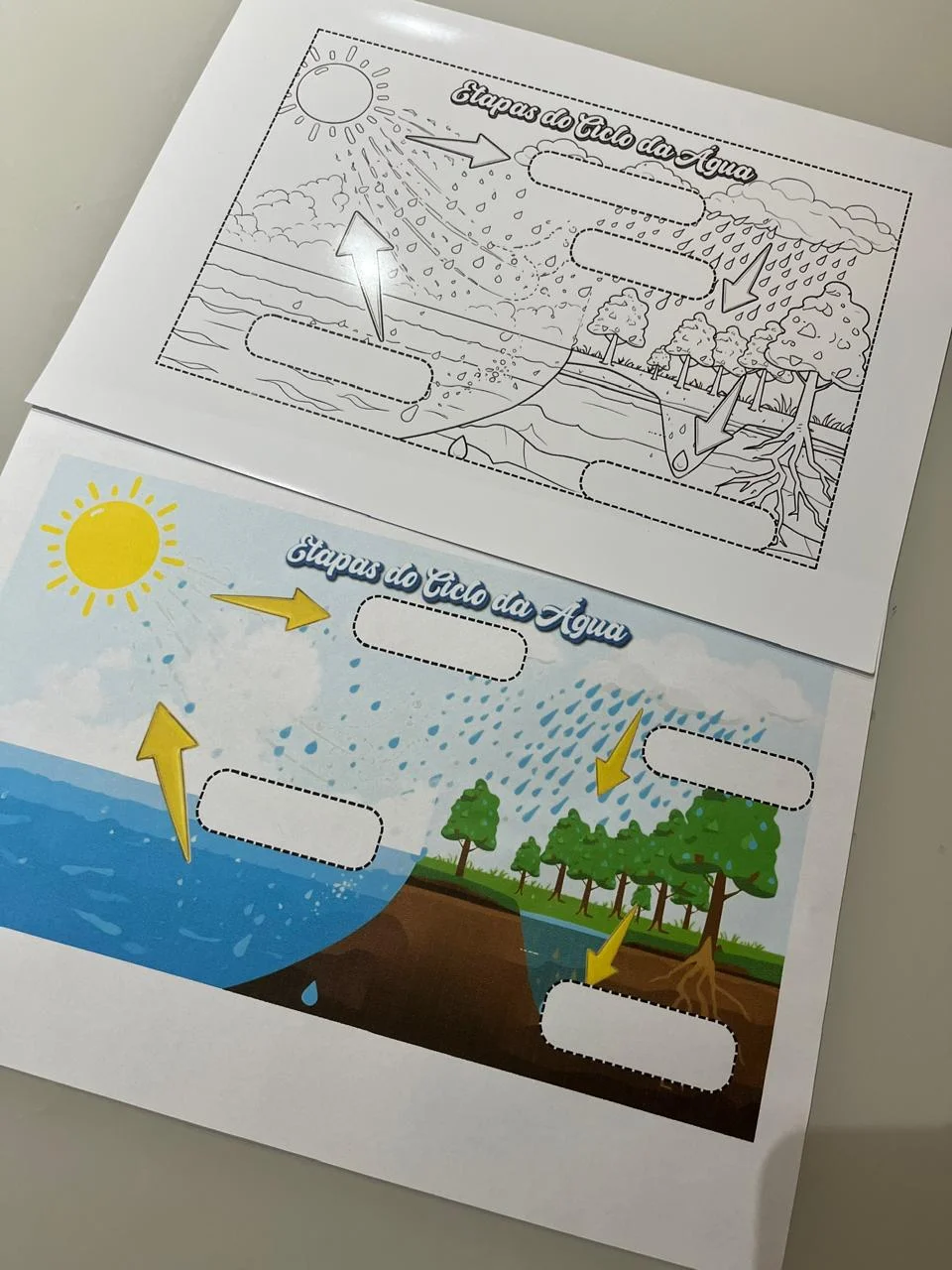 💧🌎 CICLO DA ÁGUA - CIÊNCIAS ALFABETIZAÇÃO — amostra 2: Que tal trabalhar o Ciclo da Água de um jeito muito mais…