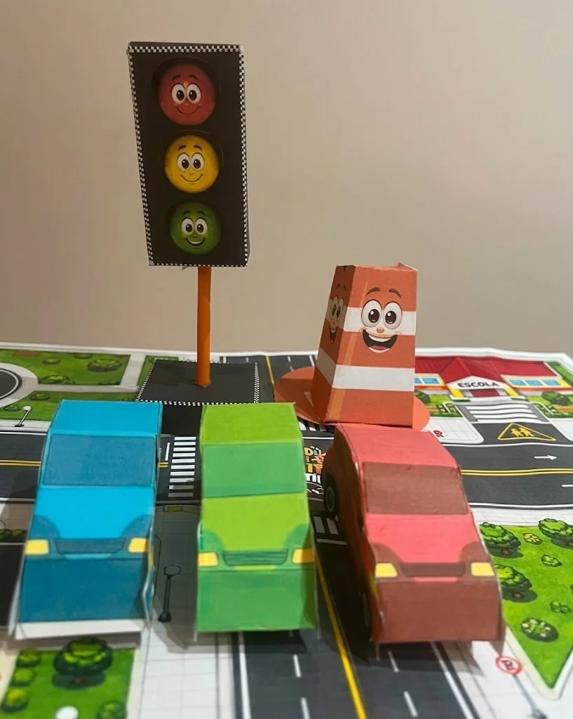 Cidade do Trânsito: Jogo Educativo para Aprender Brincando — amostra 2: Jogo educativo sobre trânsito para montar cidade,…
