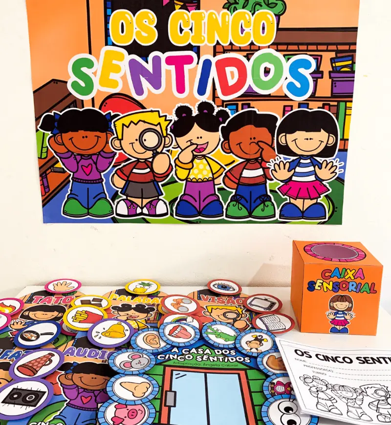 Cinco Sentidos: Kit em PDF para Educação Infantil — História para Educação Infantil: Trabalhe os cinco sentidos na Educação…