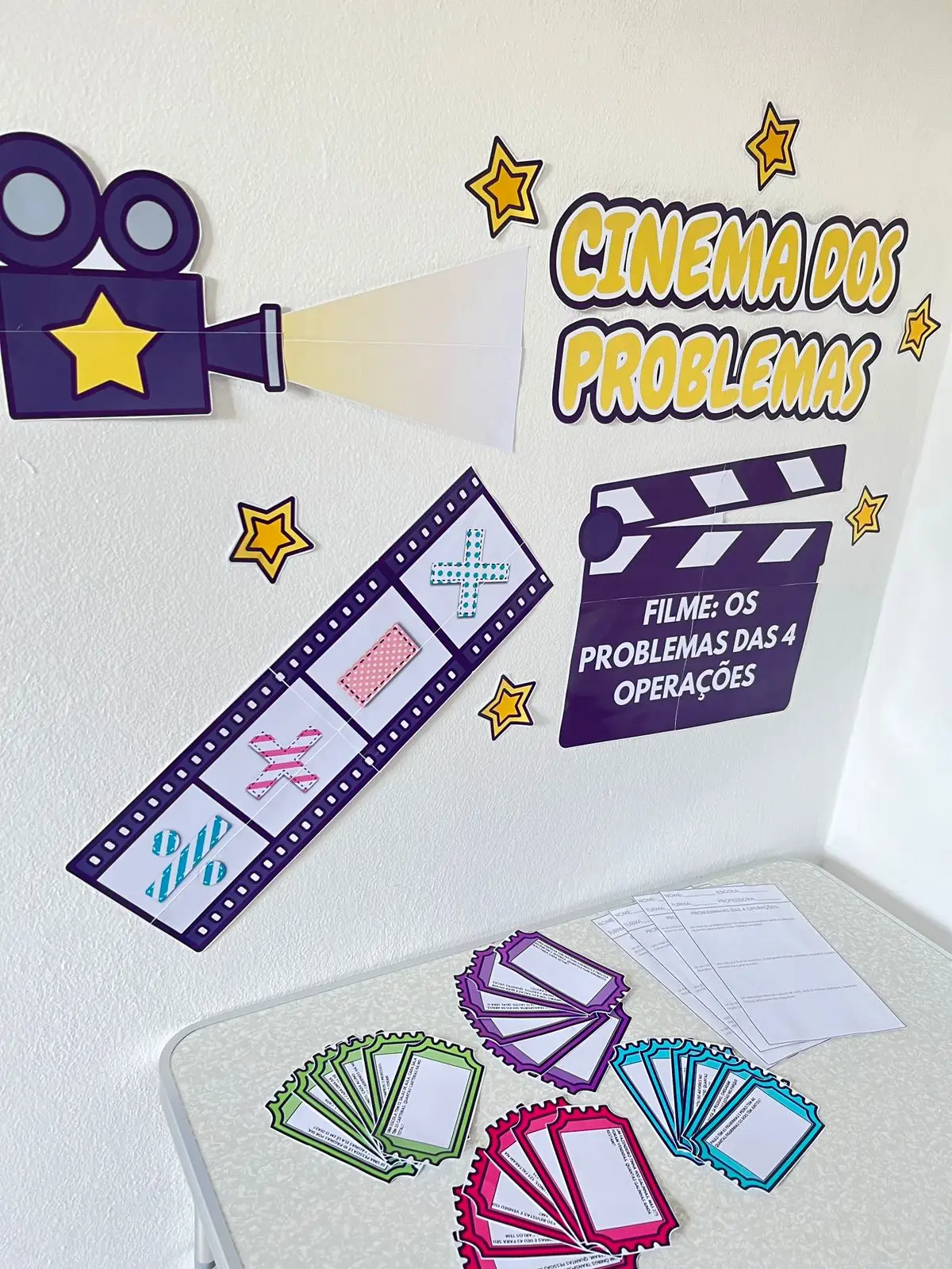 CINEMA DOS PROBLEMAS - ATIVIDADE DE ALFABETIZAÇÃO MATEMÁTICA — amostra 5: 🎬✨ Transforme a Matemática em uma Aventura…