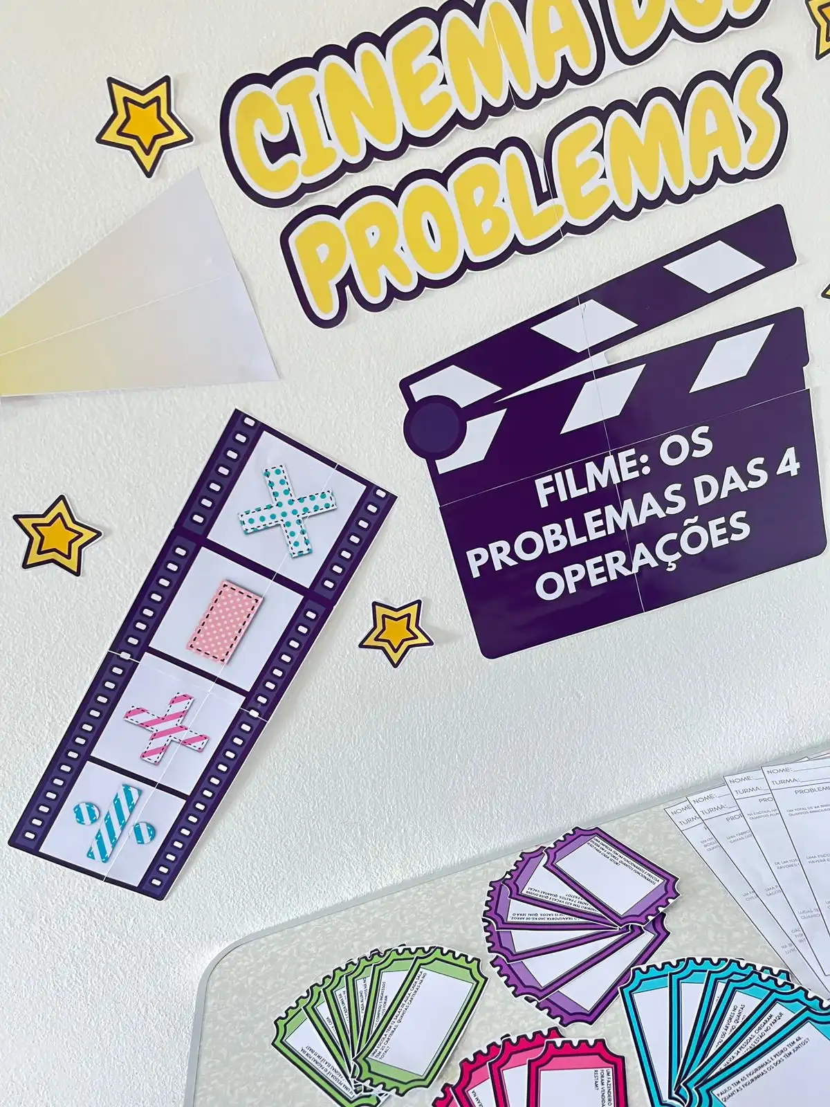 Cinema dos Problemas – Matemática — Matemática para Todas as séries: Situações envolvendo adição, subtração, multiplicação…
